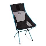 Helinox Sunset Chair | Mit seinem erweiterten Design ist Dieser Stuhl möglicherweise die ultimative Kombination aus Verstaubarkeit, Komfort und Unterstützung (Schwarz)